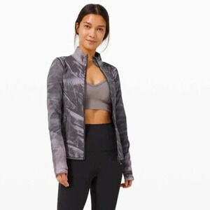 Lululemon Ebb to Street Define Jacket *WashStone Wash Graphite Grey